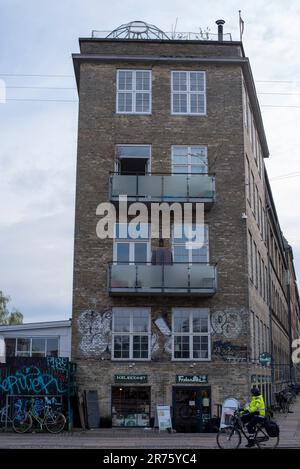 Location, immeuble à Superkilen, Copenhague, Danemark Banque D'Images