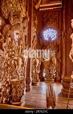 Pattaya Thaïlande 22 mai 2023. Images de l'intérieur du sanctuaire de la vérité. Banque D'Images
