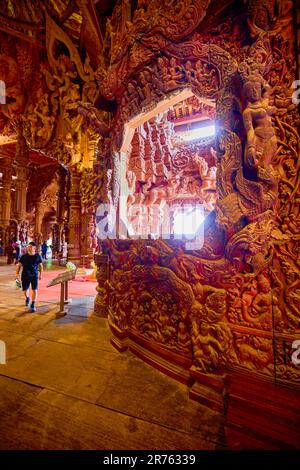 Pattaya Thaïlande 22 mai 2023. Images de l'intérieur du sanctuaire de la vérité. Banque D'Images
