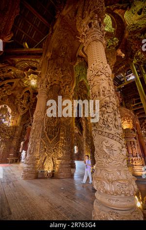 Pattaya Thaïlande 22 mai 2023. Images de l'intérieur du sanctuaire de la vérité. Banque D'Images