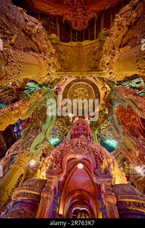 Pattaya Thaïlande 22 mai 2023. Images de l'intérieur du sanctuaire de la vérité. Banque D'Images