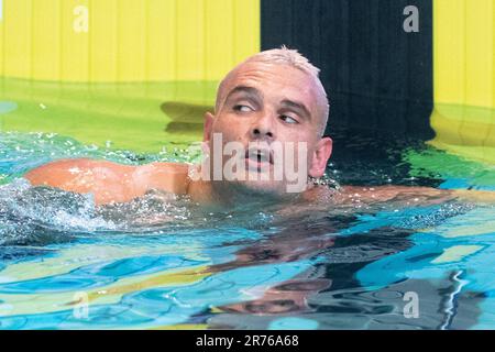 Rennes, France. 13th juin 2023. Florent Manaudou participe aux Championnats nationaux de natation 2023 à Rennes, France sur 13 juin 2023. Photo d'Aurore Marechal/ABACAPRESS.COM crédit: Abaca Press/Alay Live News Banque D'Images