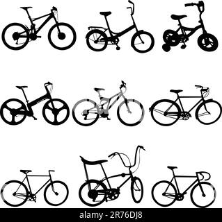 bicyclettes - vecteur Illustration de Vecteur