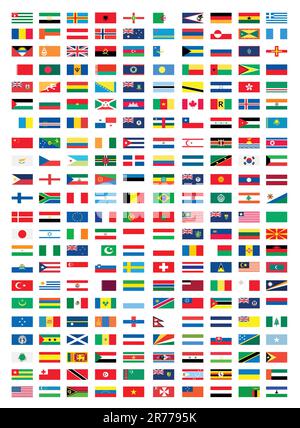 drapeaux Illustration de Vecteur