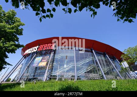 Cologne, Allemagne - 31 mai 2023 : salle d'événements Lanxess Arena à cologne deutz Banque D'Images