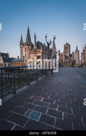Bâtiments historiques à Gand, Belgique Banque D'Images