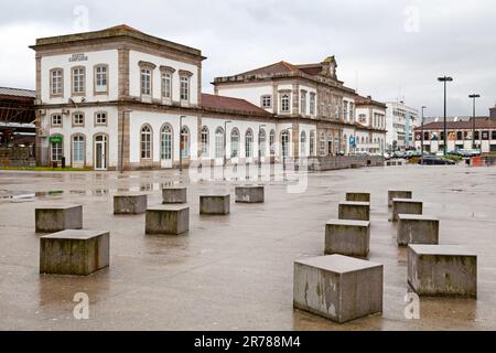 Porto, Portugal - 04 juin 2018: La gare de Campanhã (Portugais: Estação Ferroviária de Campanhã) est une gare de 19th-siècle ouverte en Banque D'Images