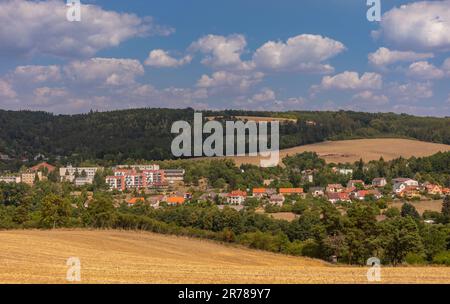 PLASY, RÉPUBLIQUE TCHÈQUE, EUROPE - Paysage rural à côté de la ville de Plasy, au nord de Pilsen. Banque D'Images