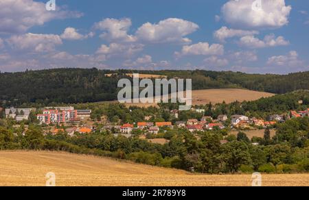 PLASY, RÉPUBLIQUE TCHÈQUE, EUROPE - Paysage rural à côté de la ville de Plasy, au nord de Pilsen. Banque D'Images