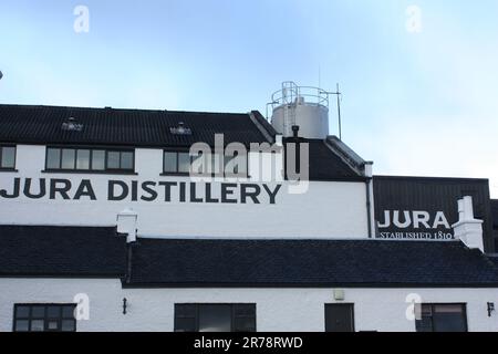 La distillerie du Jura à Craighouse sur l'île du Jura Banque D'Images