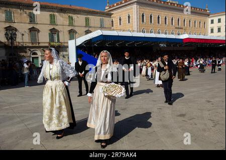 Italie, Sassari, Sardaigne Ride Banque D'Images