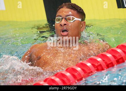 Rennes, France. 13th juin 2023. Yohann Ndoye Brouard lors des Championnats de natation de l'élite française sur 13 juin 2023 à Rennes, France - photo Laurent Lairys/DPPI crédit: DPPI Media/Alamy Live News Banque D'Images