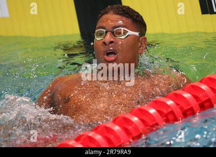 Rennes, France. 13th juin 2023. Yohann Ndoye Brouard lors des Championnats de natation d'élite française sur 13 juin 2023 à Rennes, France. Photo de Laurent Lairys/ABACAPRESS.COM crédit: Abaca Press/Alay Live News Banque D'Images