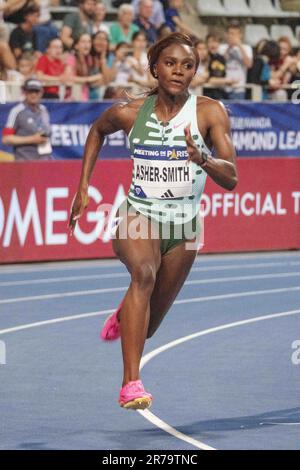 Paris, France. 09th juin 2023. Dina Asher-Smith, 200m femmes au cours de la rencontre de Paris, Wanda Diamond League 2023, épreuve d'athlétisme sur 9 juin 2023 au stade de Charlety à Paris, France - photo Christophe Bricot/DPPI crédit: DPPI Media/Alay Live News Banque D'Images