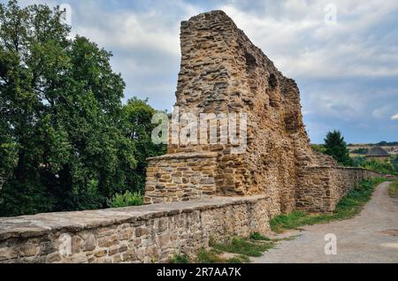 Lévoca, Slovaquie - 18 août 2015 : fortification médiévale ancienne à Lévoca, Slovaquie. Banque D'Images