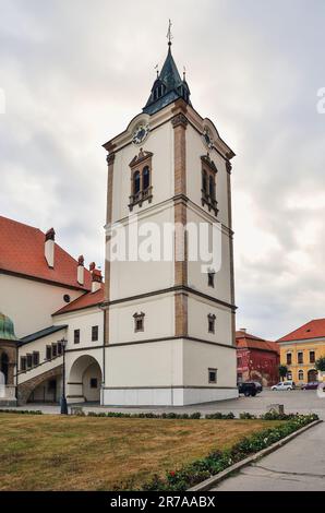 Levoca, Slovaquie - 18 août 2015: Hôtel de ville de Levoca, Slovaquie. Banque D'Images