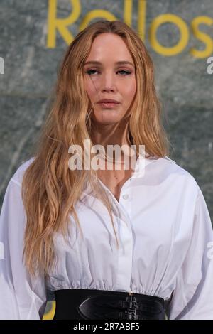 Jennifer Lawrence assiste au photocall 'Sin Malos Rollos' à l'hôtel four Seasons on 14 juin 2023 à Madrid, Espagne. Banque D'Images