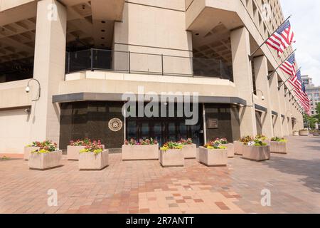 Federal bureau of Investigation FBI Headquarters j edgar hoover Building,Pennsylvania Avenue Washington DC USA. Photo : garyroberts/worldwidefeatures Banque D'Images