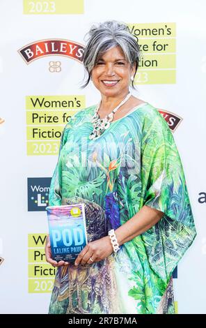 À USAGE ÉDITORIAL EXCLUSIF l'auteur Laline Paull participe à la cérémonie de remise du Prix des femmes pour la Fiction 2023, qui aura lieu à Bedford Square Gardens, Londres. Date de la photo: Mercredi 14 juin 2023. Le prix, qui en est maintenant à ses 28th ans, est ouvert aux œuvres originales de fiction écrites en anglais par des femmes du monde entier, le gagnant recevant £30 000 et le 'Bessie', une figurine de bronze en édition limitée de l'artiste Grizel Niven. Cette année, la courte liste est Jacqueline Crooks - Fire Rush; Louise Kennedy - intrusion; Barbara Kingsolver - Daemon Copperhead; Priscilla Morris - Black Butterflies; Maggie O'F Banque D'Images