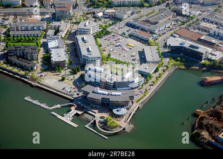 Antenne de Victoria, Selkirk, île de Vancouver, C.-B., Canada Banque D'Images