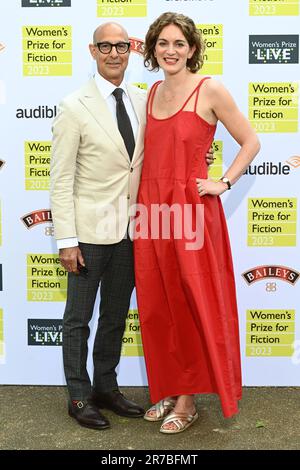 Londres, Royaume-Uni. 14th juin 2023. Stanley Tucci et Felicity Blunt participant à la cérémonie de remise du Prix des femmes pour la Fiction 2023, à Bedford Square Gardens, Londres. Date de la photo: Mercredi 14 juin 2023. Crédit photo devrait lire crédit: Matt Crossick/Alamy Live News Banque D'Images