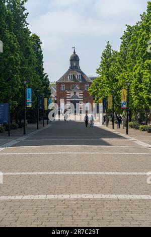 Woolwich, Londres - 14 mai 2023 : vue sur la fonderie de laiton royal dans le développement de Royal Arsenal Riverside Banque D'Images