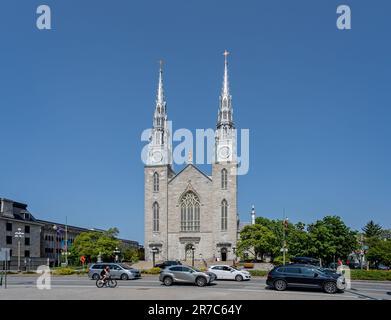 Cathédrale notre Dame à Ottawa (Ontario), Canada, le 27 mai 2023 Banque D'Images