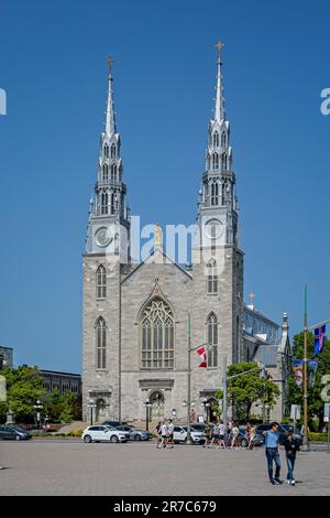 Cathédrale notre Dame à Ottawa (Ontario), Canada, le 27 mai 2023 Banque D'Images