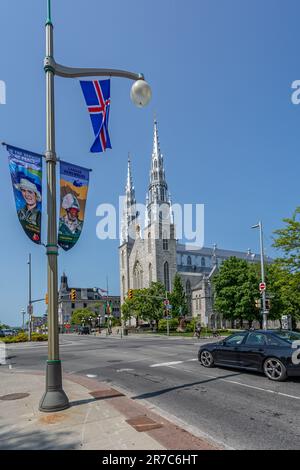 Cathédrale notre Dame à Ottawa (Ontario), Canada, le 27 mai 2023 Banque D'Images