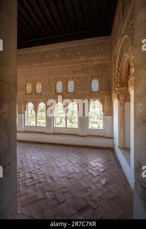 Oratoire de la section Mexicaine aux palais Nasrides de l'Alhambra - Grenade, Andalousie, Espagne Banque D'Images