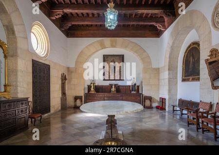 Sacristie au Monastère royal de St. Jerome (San Jeronimo de Grenade) - Grenade, Andalousie, Espagne Banque D'Images