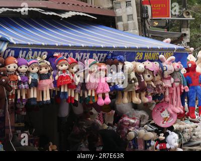 Doll's Shop, ancien quartier de Hanoï, le quartier des entreprises de 36, Vietnam Banque D'Images