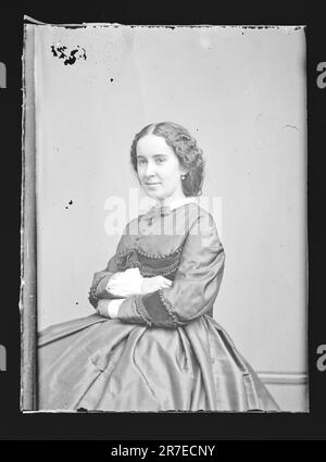 Clara Louise Kellogg c. 1860-1870 Banque D'Images