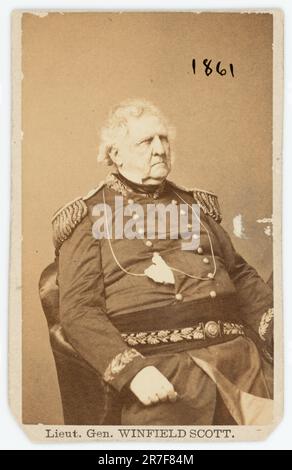 Général Winfield Scott 10 juin 1862 Banque D'Images