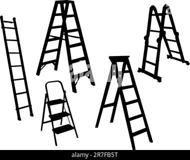 collection ladders - vector Illustration de Vecteur