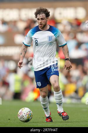 Tom Grennan, de l'Angleterre, en action pendant l'aide au soccer pour l'UNICEF 2023 à Old Trafford, Manchester. Date de la photo: Dimanche 11 juin 2023. Banque D'Images