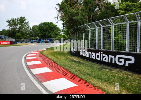 Montréal, Canada. 15th juin 2023. Atmosphère du circuit - détail du trottoir. 15.06.2023. Championnat du monde Formula 1, route 9, Grand Prix canadien, Montréal, Canada, Journée de préparation. Le crédit photo doit être lu : images XPB/Press Association. Crédit : XPB Images Ltd/Alamy Live News Banque D'Images