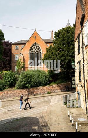 Chad Varah House de Christ's Hospital Terrace, Lincoln City, Lincolnshire, Angleterre, Royaume-Uni Banque D'Images