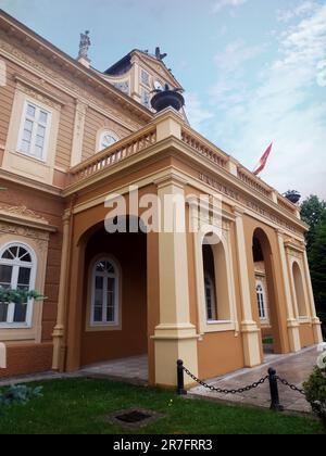 Cetinje, Monténégro. L'ancien palais royal Banque D'Images