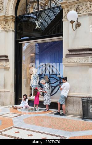 Louis Vuitton shop in Galleria Vittorio Emanuele Milan Italy Stock Photo -  Alamy