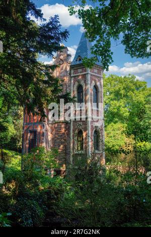 Château d'If dans le Parc de Monte-Cristo, résidence Alexander Dumas Banque D'Images