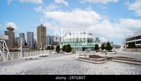 Vue du paysage urbain de Vancouver depuis la pointe de la place Canada, à Vancouver (Colombie-Britannique), au Canada, le 30 mai 2023 Banque D'Images