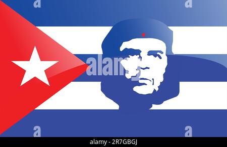 Illustration du drapeau de Cuba Illustration de Vecteur