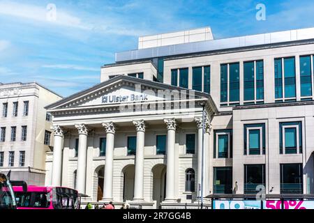Le siège de la banque Ulster à Donegal Street, Belfast, Irlande du Nord. Banque D'Images