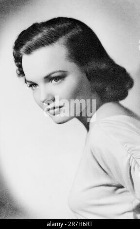 Wanda Hendrix (1928-1981), actrice américaine, tête et épaules Portrait de publicité, artiste non identifié, 1947 Banque D'Images