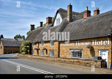 Wroxton House Hotel Nr. Banbury.Auberge du XVIIe siècle primée et hôtel Oxfordshire Angleterre Royaume-Uni Banque D'Images