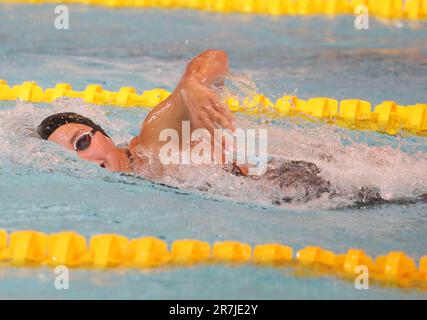 Rennes, France. 15th juin 2023. Anna Egorova, finale féminine 800 M freestyle lors des Championnats de natation d'élite française sur 15 juin 2023 à Rennes, France - photo Laurent Lairys/DPPI crédit: DPPI Media/Alamy Live News Banque D'Images