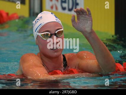 Rennes, France. 16th juin 2023. KIRPICHNIKOVA Anastasiia de MONTPELLIER MÉTROPOLE NATATION, féminine finale 800 M libre lors des Championnats de natation de l'élite française sur 15 juin 2023 à Rennes, France. Photo de Laurent Lairys/ABACAPRESS.COM crédit: Abaca Press/Alay Live News Banque D'Images