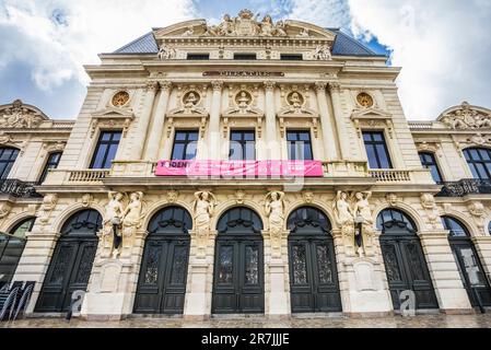 Le Théâtre italien de Cherbourg est l'un des derniers théâtres italiens construits en France in1880, Cherbourg-en-Cotentin sur la Péninsule du Cotentin dans la de Banque D'Images