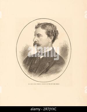 James Gordon Bennett, Jr., c. 1870-1875 Banque D'Images